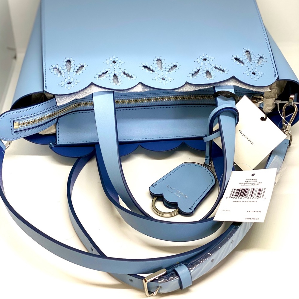 KATE SPADE💥NWT💥MINI MINA MAGNOLIA STREET EYELET - Picture 5 of 10